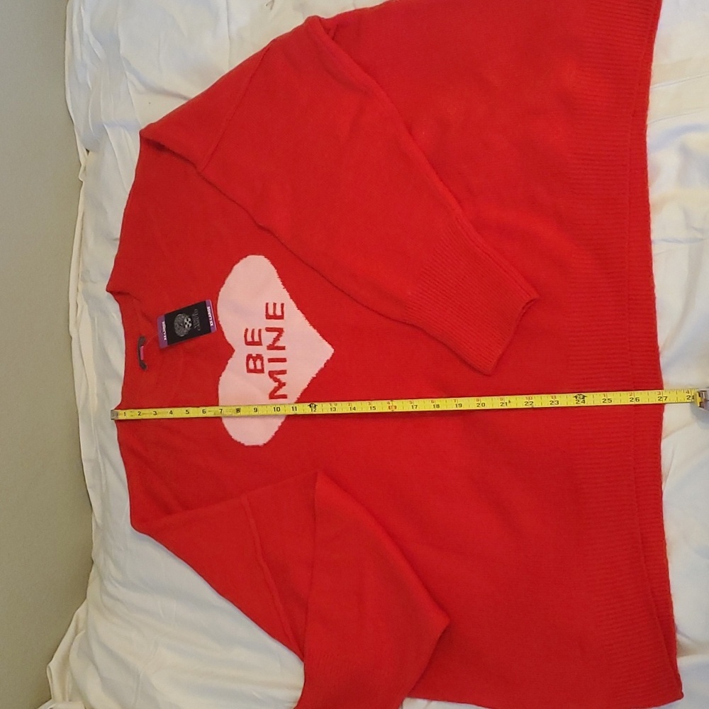 Vince Camuto Heart Sweater Plus Size XXL